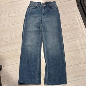 We The Free Blue Flare & Wide Leg Jeans